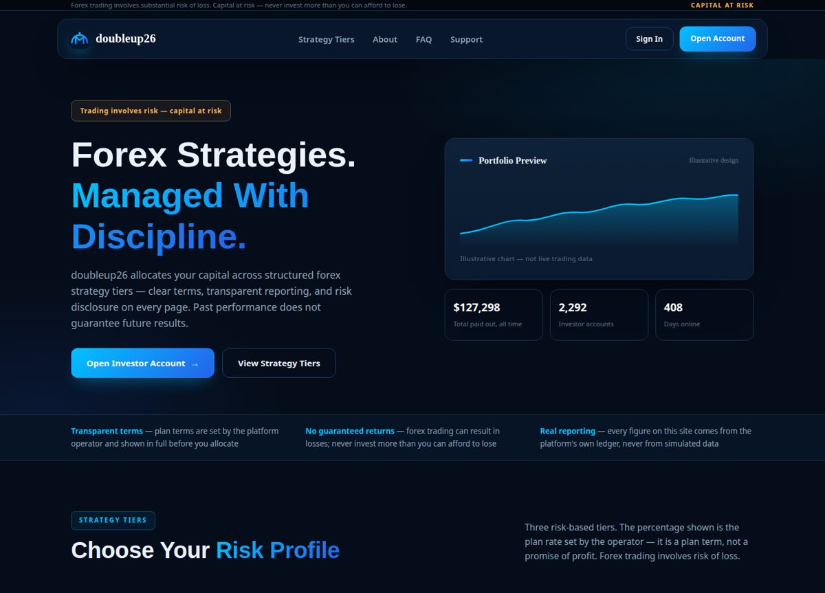 MERIDIAN — HYIP Template Pack
